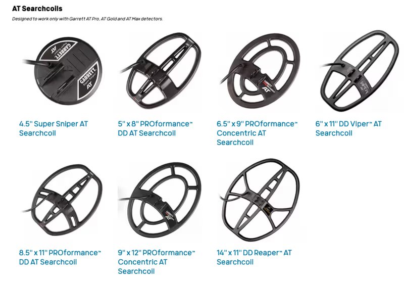 Load image into Gallery viewer, Garrett AT Metal Detector Coils
