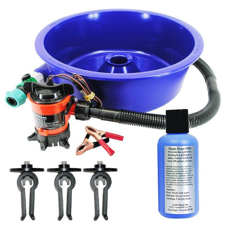 Blue Bowl Concentrator Kit, Leg Levelers, Magic Drops
