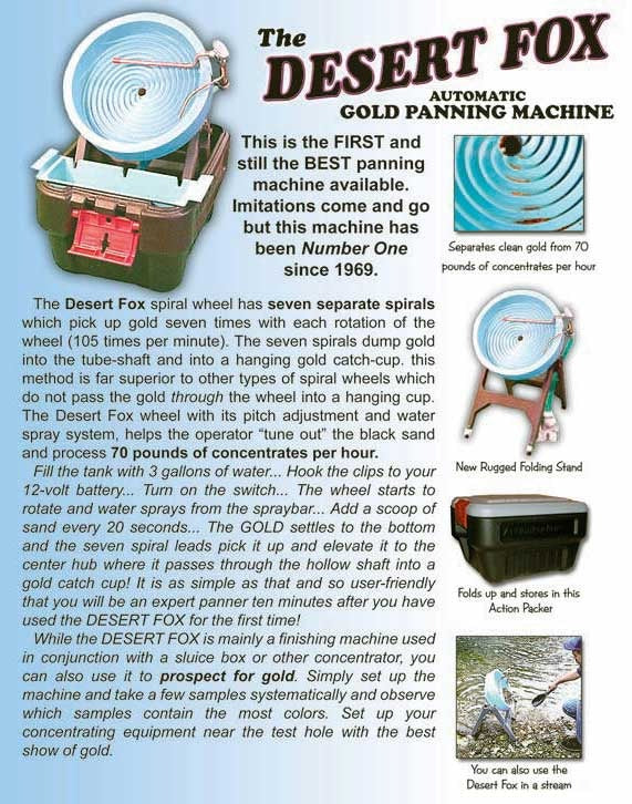 Load image into Gallery viewer, Desert Fox Automatic Gold Panning Machine
