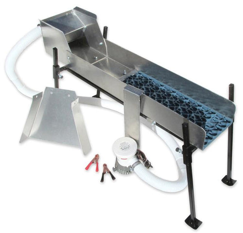 6 inch Power Sluice and Set Up Kit with Mini Dream Mat