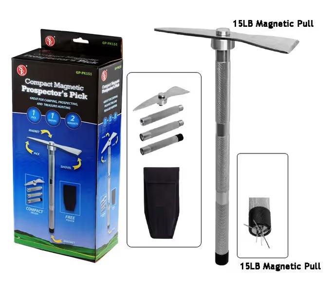 Load image into Gallery viewer, Compact Magnetic Prospector&#39;s Pick
