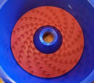 Blue Bowl Concentrator Vortex Dream Mat Insert