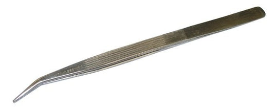 Angle Tip Stainless Steel Tweezers